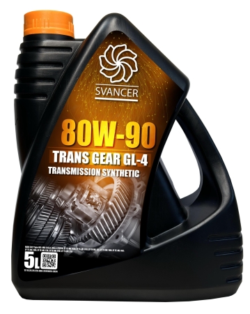 Трансмиссионное масло SVANCER TRANS GEAR GL-4 80W-90 5л (SVT076)