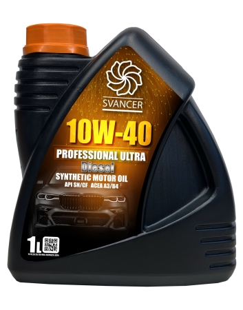 Моторное масло SVANCER Professional Ultra Diesel 10W-40 SN/CF  1л (SVL056)