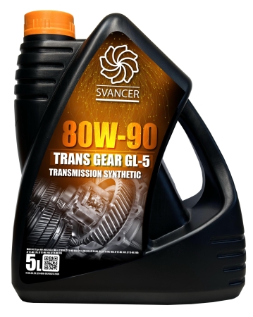 Трансмиссионное масло SVANCER TRANS GEAR GL-5 80W-90 5л (SVT073)