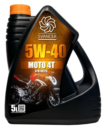 Масло для мотоциклов SVANCER MOTO 4T 5W-40 5л (SVMT014)
