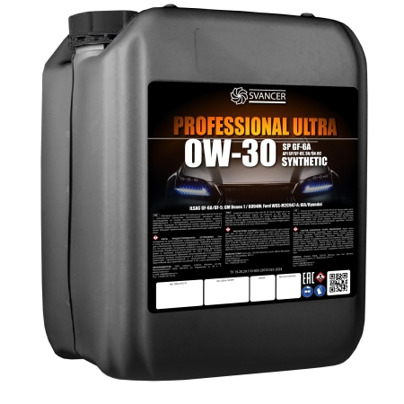 Моторное масло SVANCER Professional Ultra 0W-30 SP GF-6A 20л (SVL100)