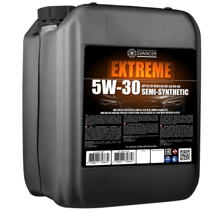 Моторное масло SVANCER EXTREME 5W-30 SL/CF 20л (SVL069)