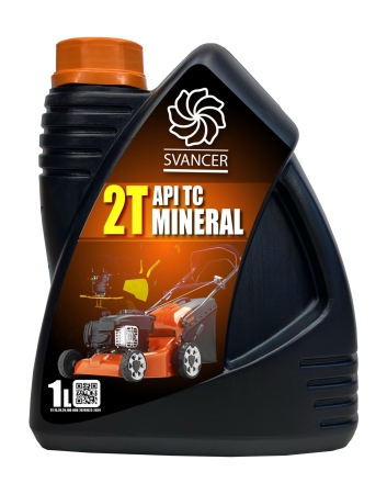 Масло для садовой техники SVANCER 2T Mineral 1л (SVC004)