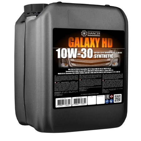 Моторное масло SVANCER GALAXY HD 10W-30 CK-4/SN 20л (SVD042)