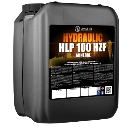 Гидравлическое масло SVANCER HYDRAULIC HLP 100 HZF (бесцинковое) 20л (SVS080)