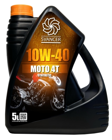 Масло для мотоциклов SVANCER MOTO 4T 10W-40 5л (SVMT011)