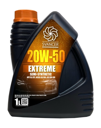 Моторное масло SVANCER EXTREME 20W-50 SL/CF 1л (SVL114)